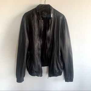 All Saints XL leather jacket
